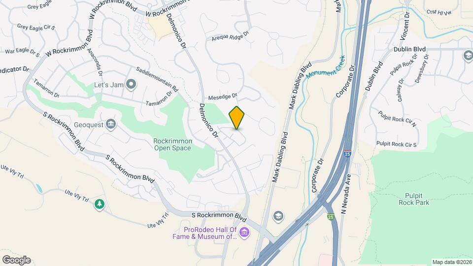 6154 Colony Cir Map and Location Details