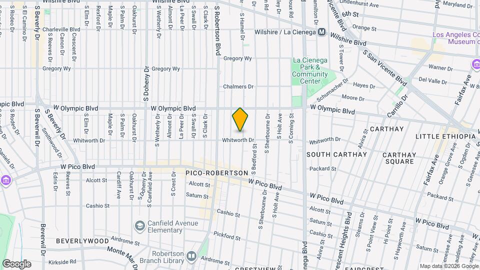 1059 S Shenandoah St Map and Location Details