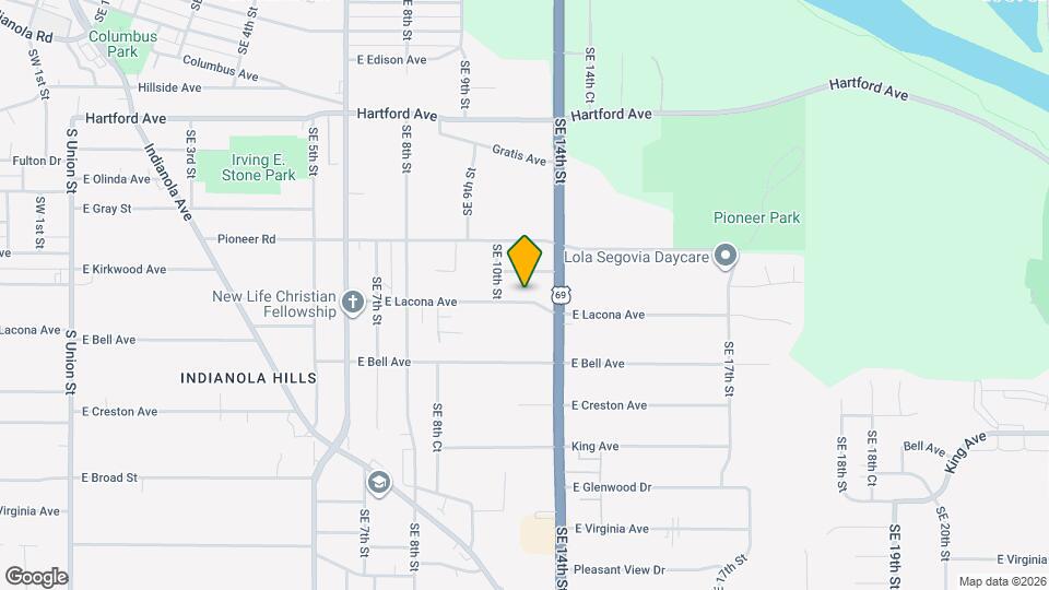 1110 E Lacona Ave Map and Location Details