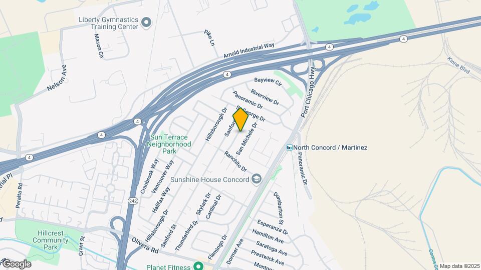 3715 N Ranchford Ct Map and Location Details
