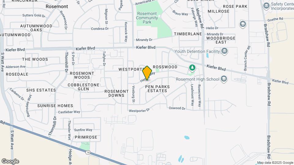 9125 Clendenen Way Map and Location Details