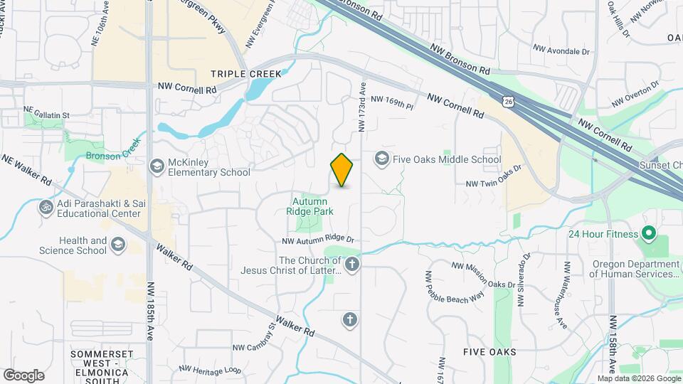 17396 NW Brickstone Ct Map and Location Details
