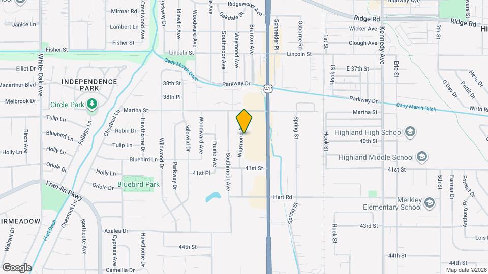 9149 Waymond Ave Map and Location Details