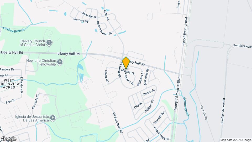 208 Maypop Dr Map and Location Details