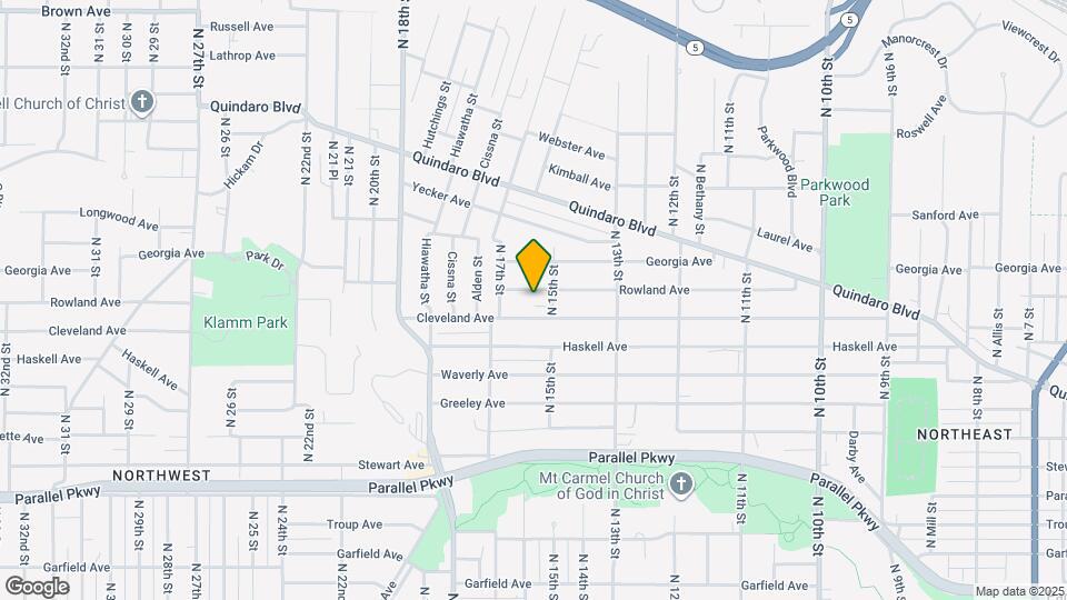 1513 Rowland Ave Map and Location Details