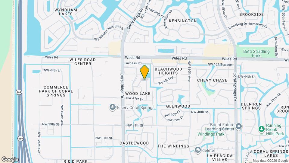 4286 NW 114th Terrace Map and Location Details