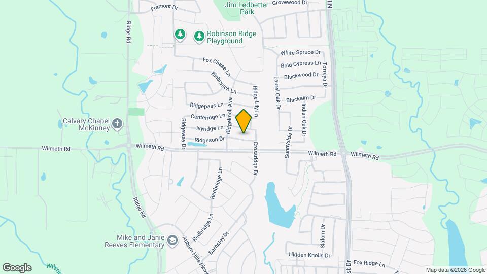 5316 Ridgeson Dr Map and Location Details
