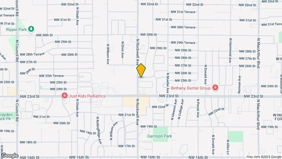 7008 NW 25th St Map and Location Details