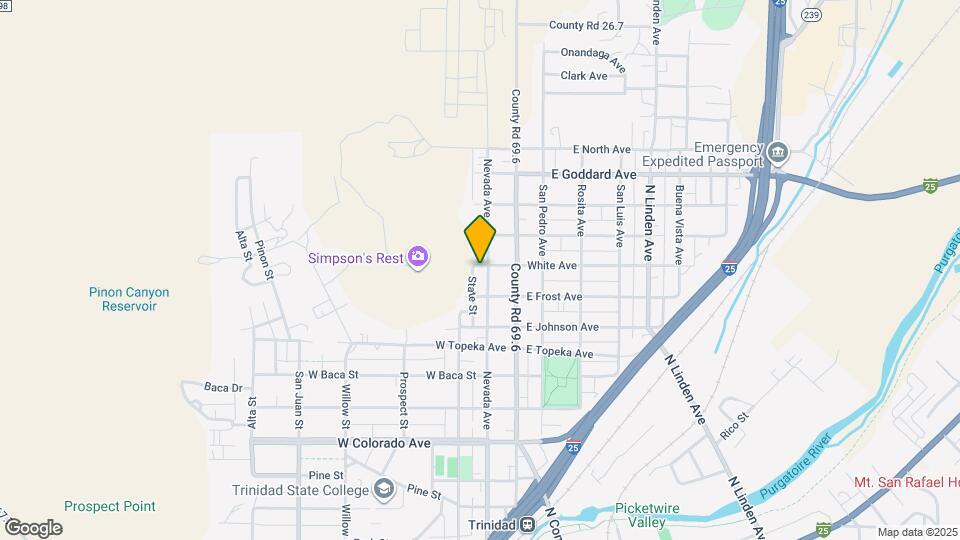 1321 Nevada Ave Map and Location Details