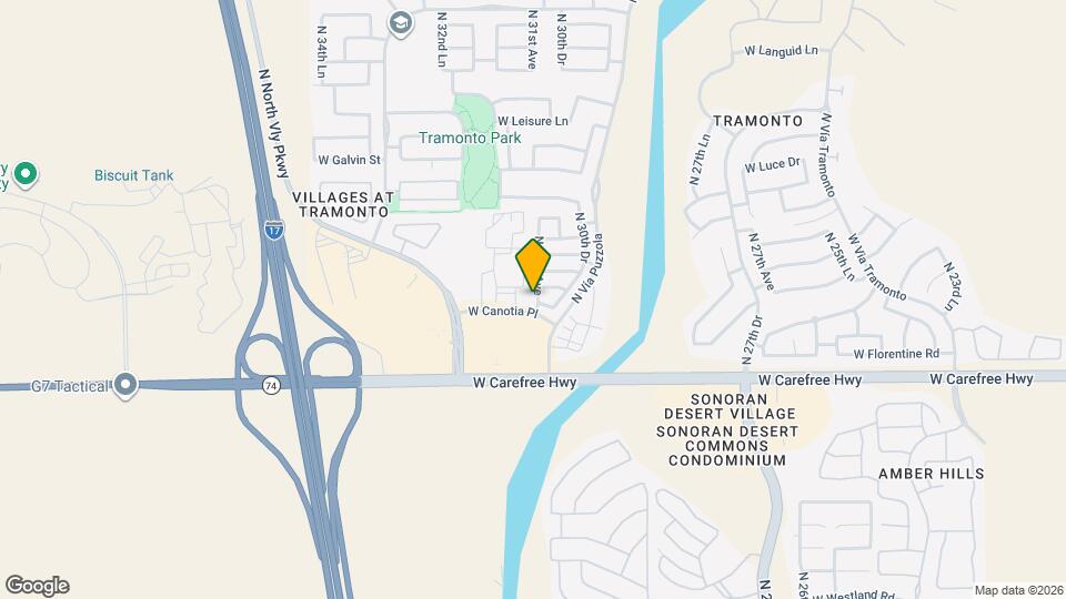 34806 N 31st Ave Mapa y Detalles de la Ubicación