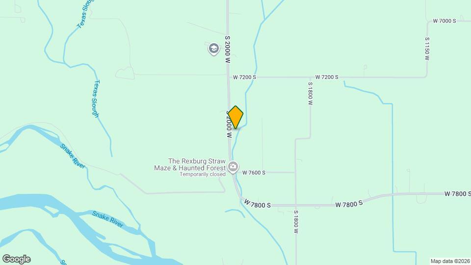 7504 S 2000 W Map and Location Details