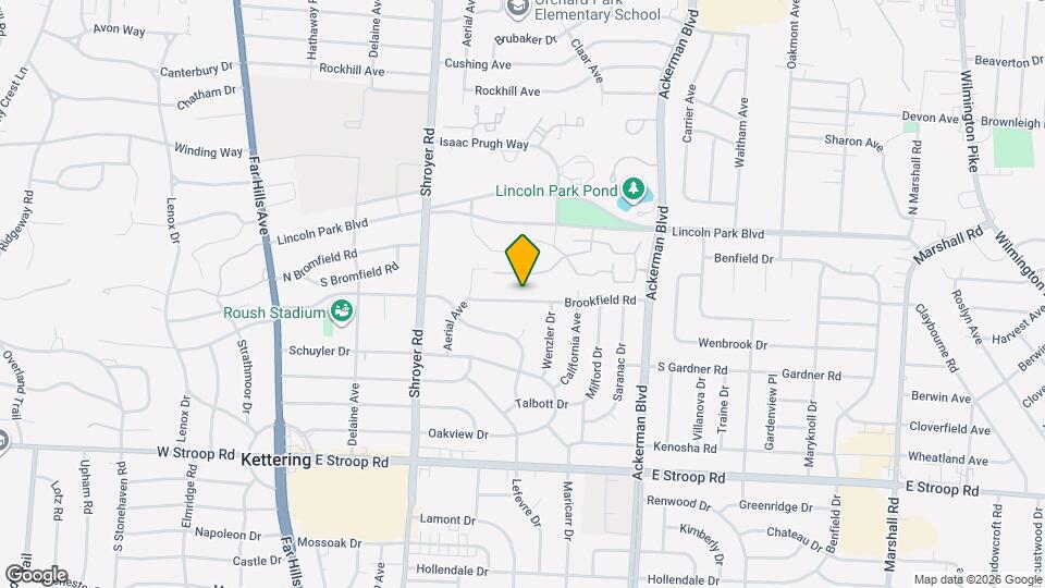 645 Brookfield Rd Map and Location Details