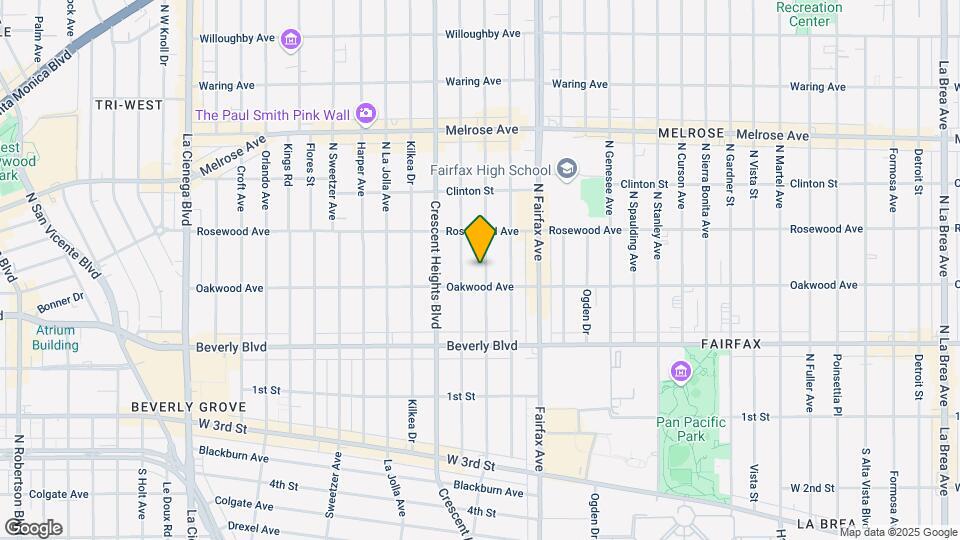 419 N Edinburgh Ave Map and Location Details