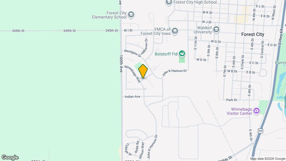 Town Square Apartments Mapa y Detalles de la Ubicación