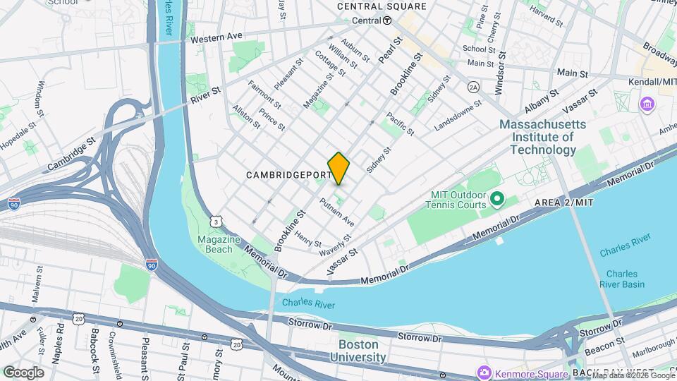 80 Allston St Map and Location Details