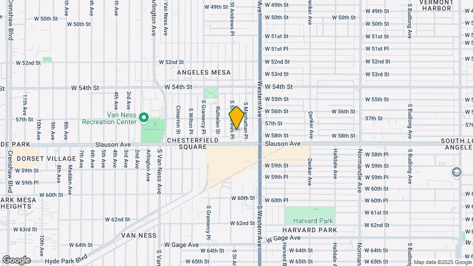 5734 S St Andrews Pl Map and Location Details