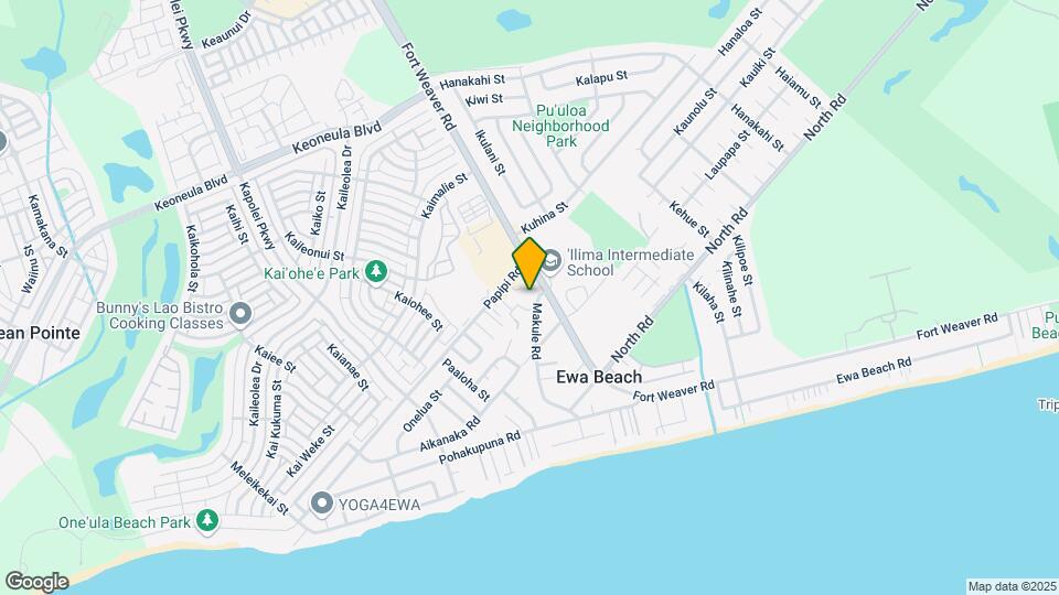 Ewa Beach Apartments Mapa y Detalles de la Ubicación