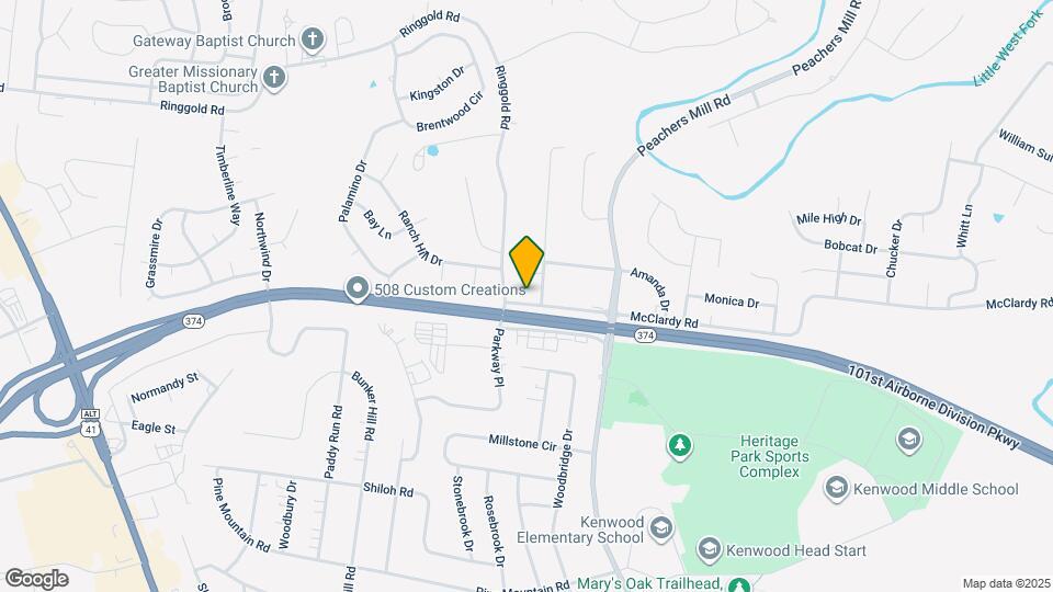 803 Ringgold Rd Map and Location Details
