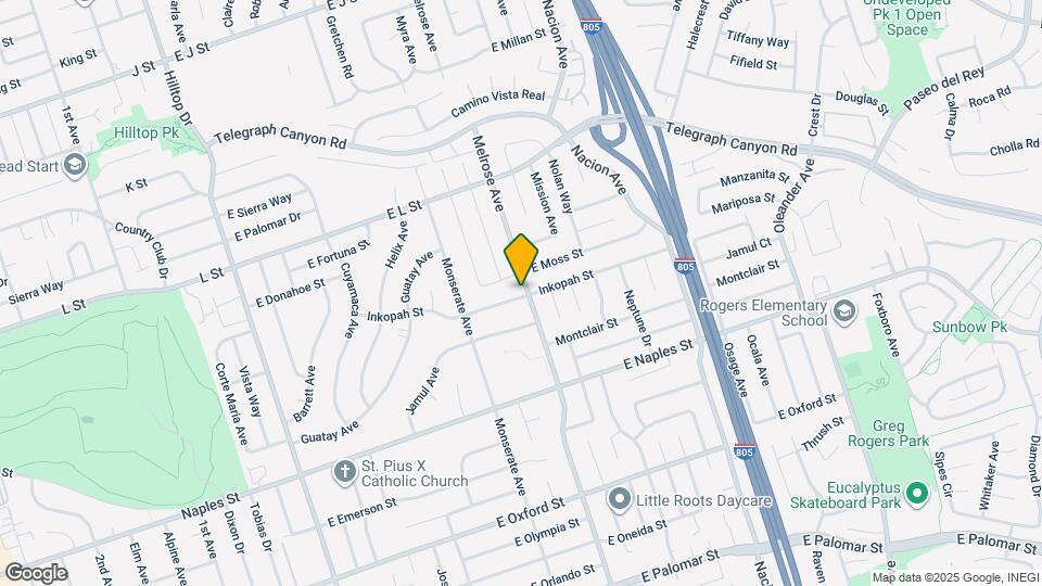 261 Inkopah St Map and Location Details