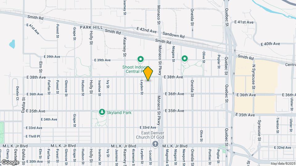 3657 Locust St Map and Location Details