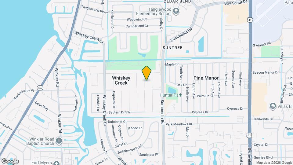 Whiskey Creek Village Green Mapa y Detalles de la Ubicación