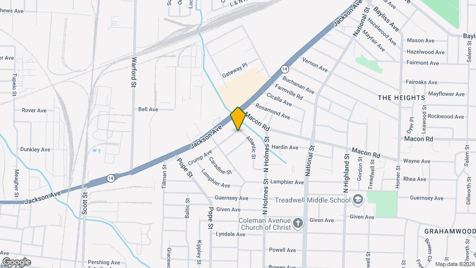 3207 Crump Ave Map and Location Details