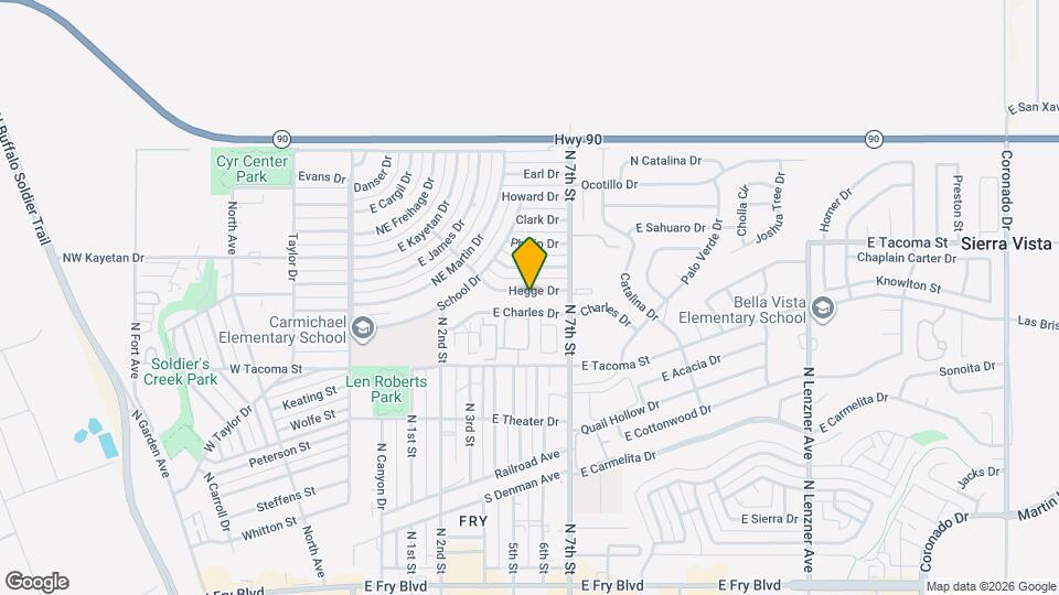 554 Hegge Dr Map and Location Details