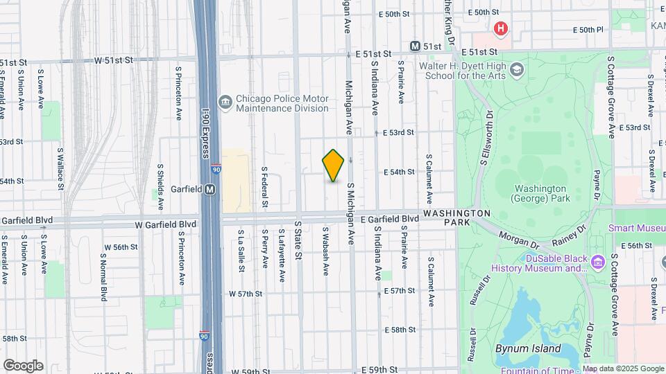 5419 S Wabash Ave Map and Location Details