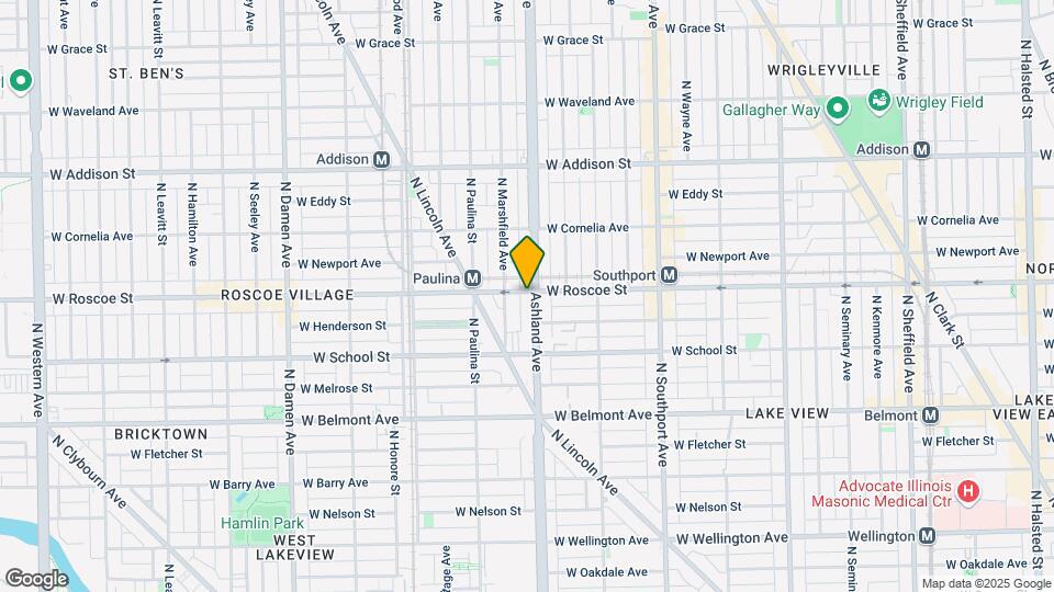3358 N Ashland Ave Map and Location Details
