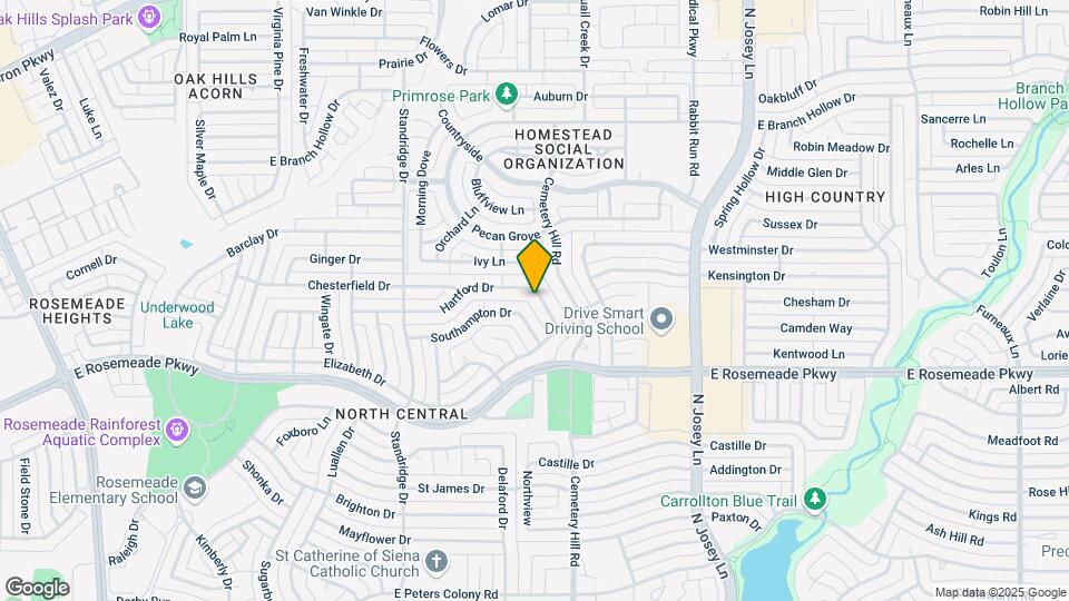 1744 Hartford Dr Map and Location Details