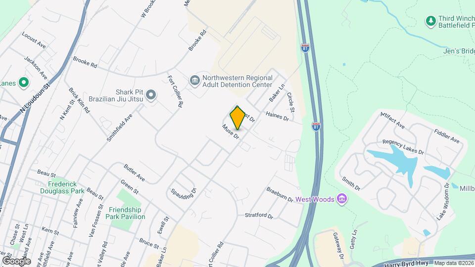 100 Muse Dr Map and Location Details