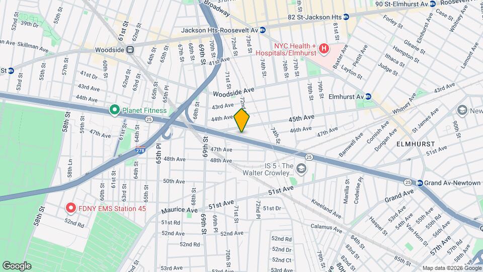 70-33 Queens Blvd Map and Location Details