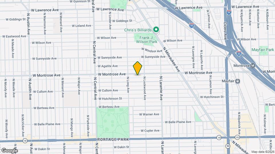 5325 W Montrose Ave Mapa y Detalles de la Ubicación