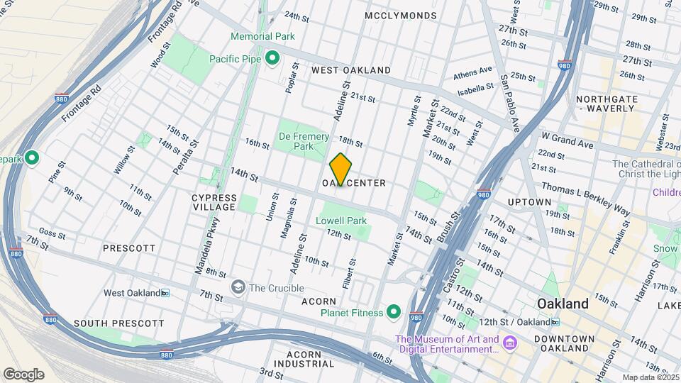1420 Chestnut St Map and Location Details