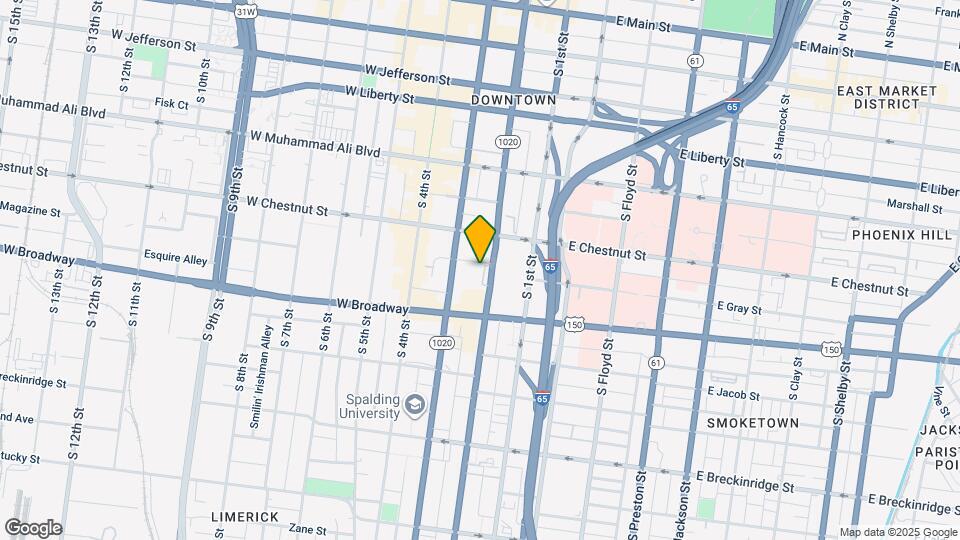 638 S 2nd St Map and Location Details