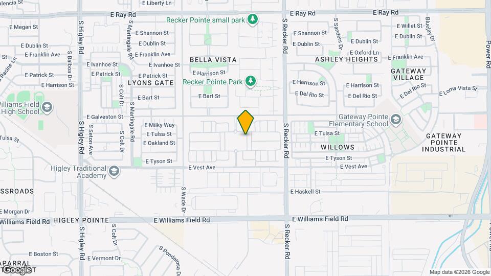 3843 E Turley St Map and Location Details