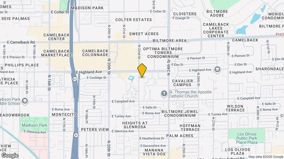 4635 N 22nd St Map and Location Details