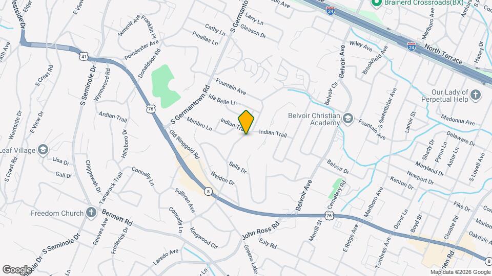 906 McHann Dr Map and Location Details