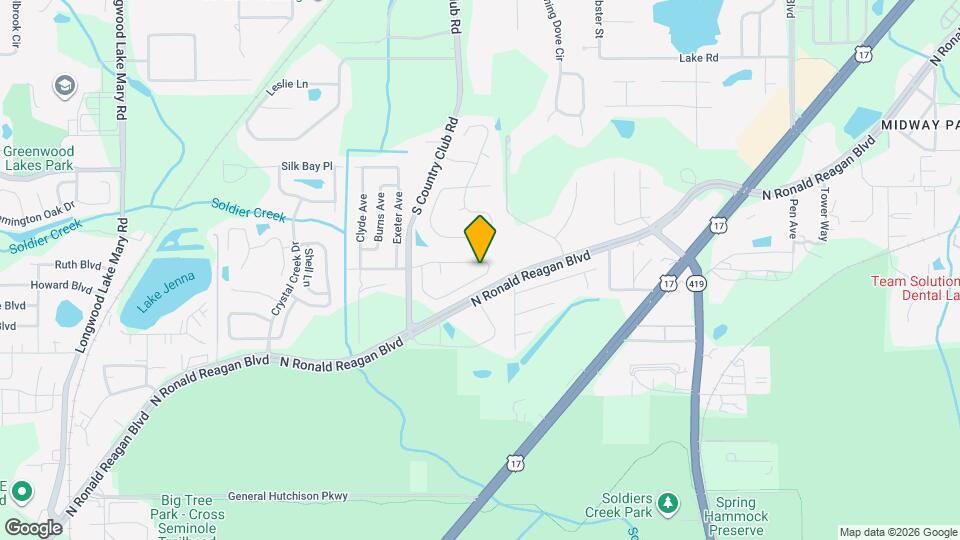 1485 Oberlin Terrace Map and Location Details