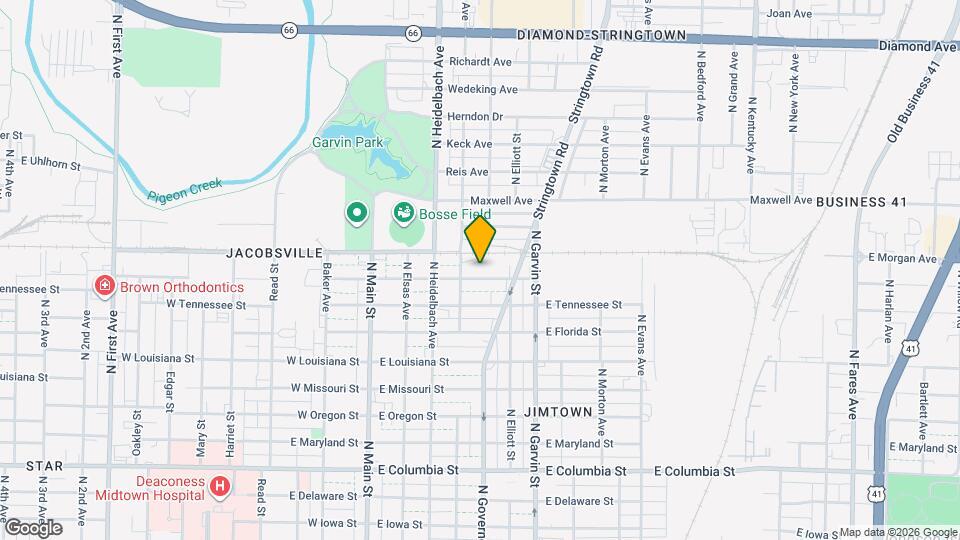 316 E Eichel Ave Map and Location Details