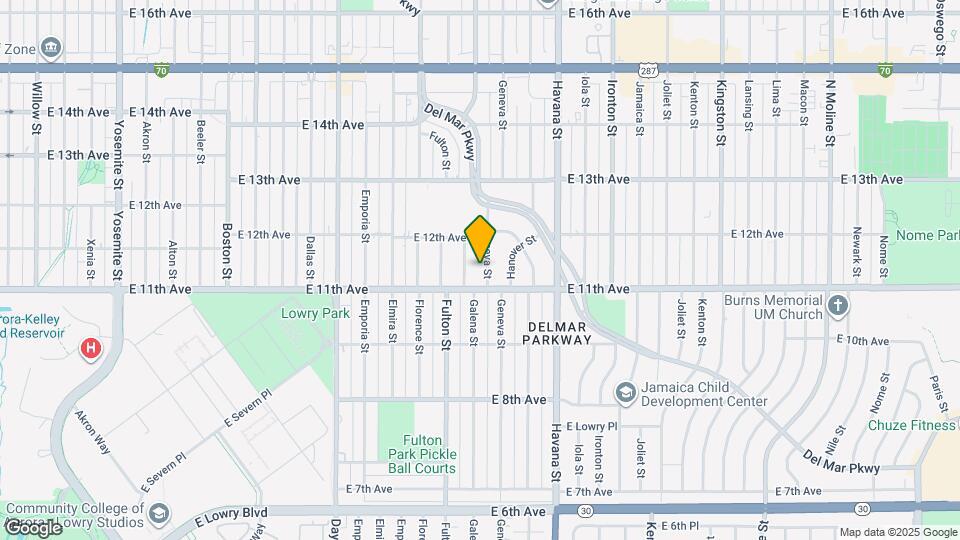 1131 Geneva St Map and Location Details