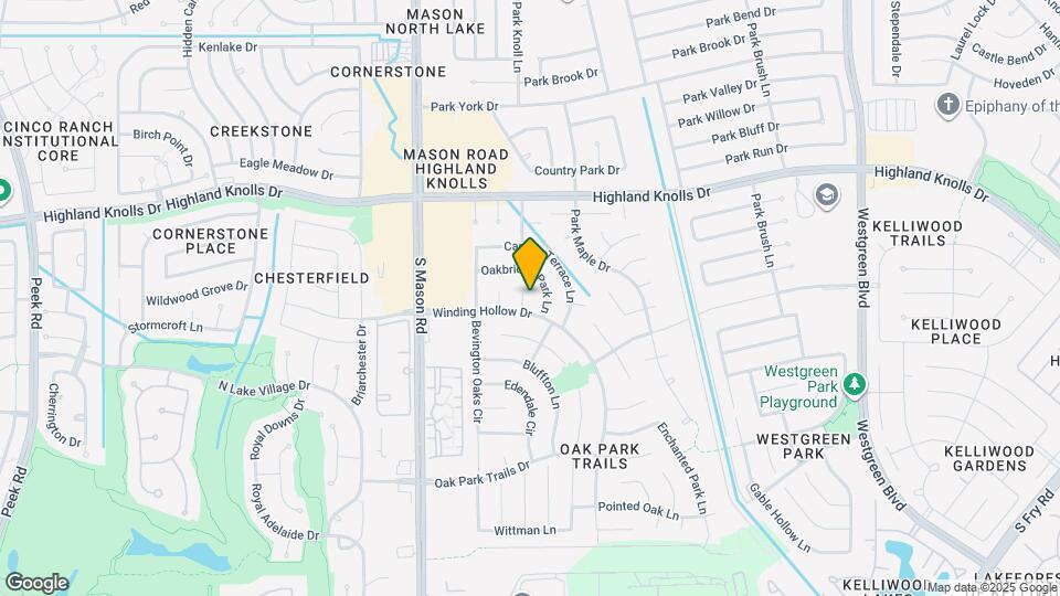 1815 Chessgate Ct Mapa y Detalles de la Ubicación