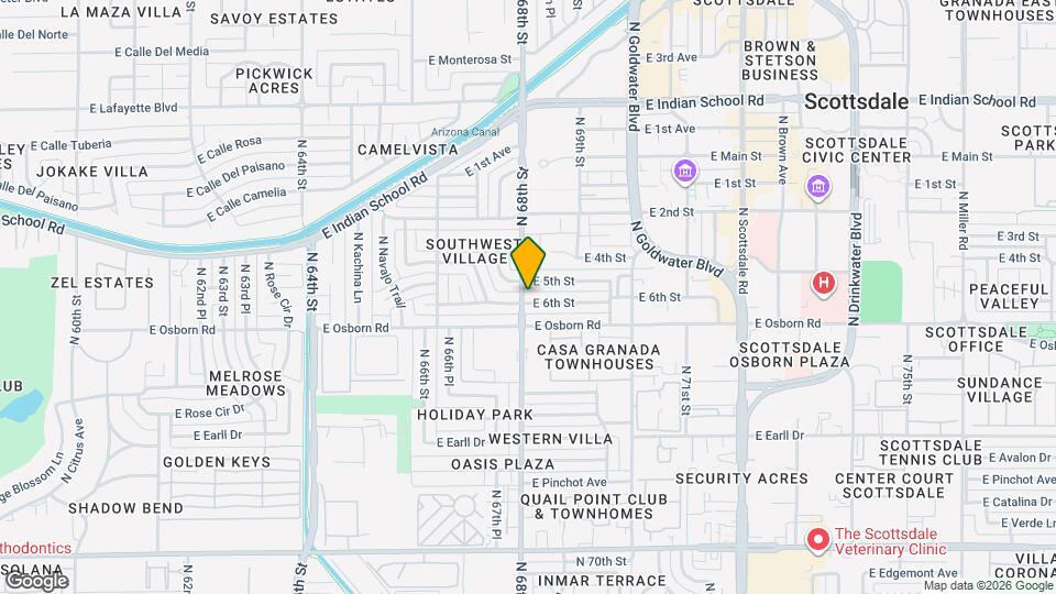 6804 E 6th St Mapa y Detalles de la Ubicación