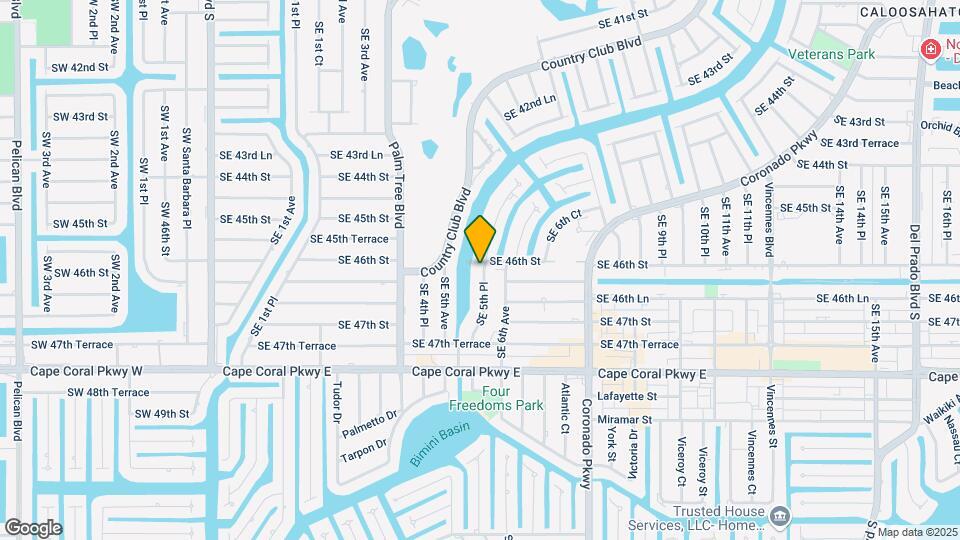 4620 SE 5th Pl Map and Location Details