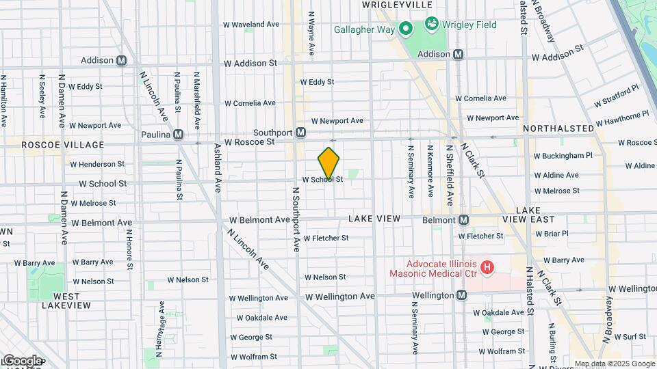 3252 N Lakewood Ave Mapa y Detalles de la Ubicación