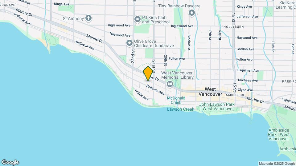 2119 Bellevue Ave Map and Location Details