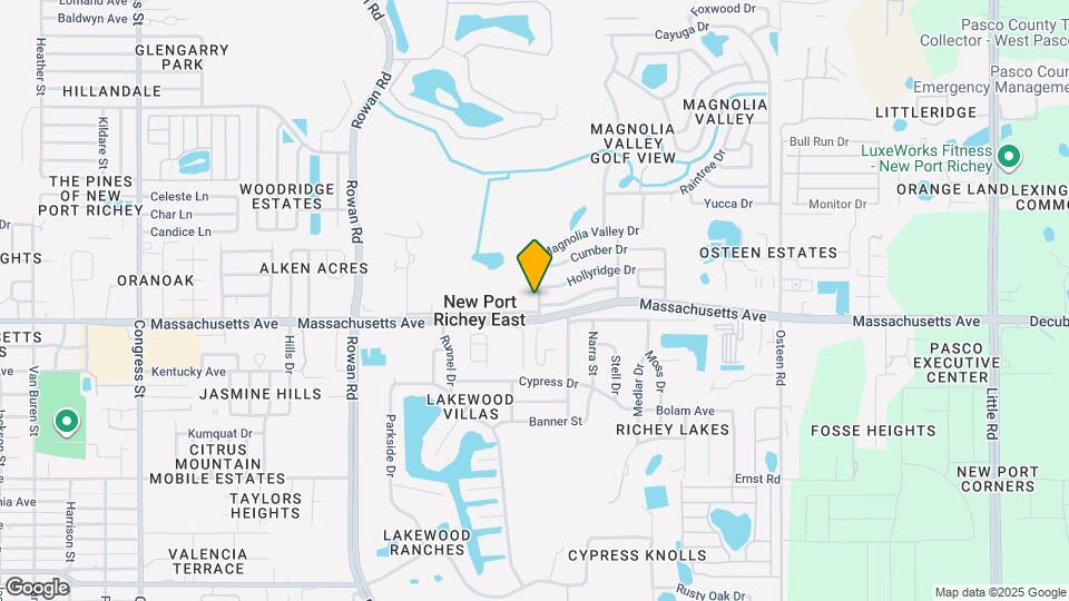 7025 Magnolia Valley Dr Map and Location Details