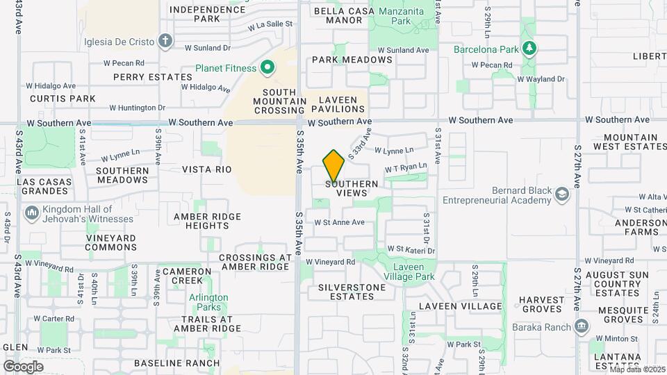 3405 W Alta Vista Rd Map and Location Details