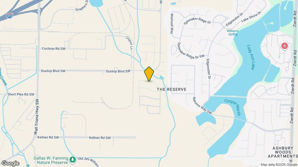 111 Wolf Creek Trail SW Mapa y Detalles de la Ubicación