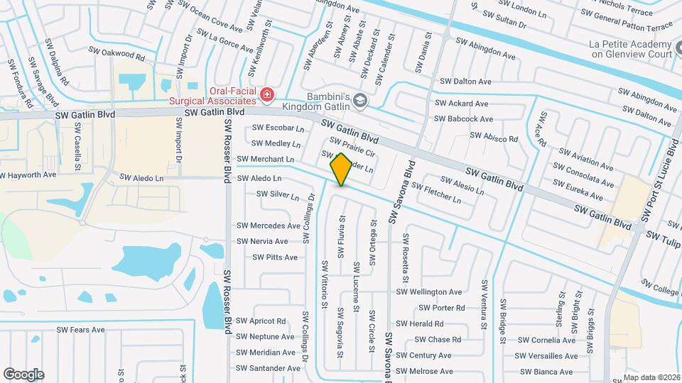1481 SW Algardi Ln Map and Location Details